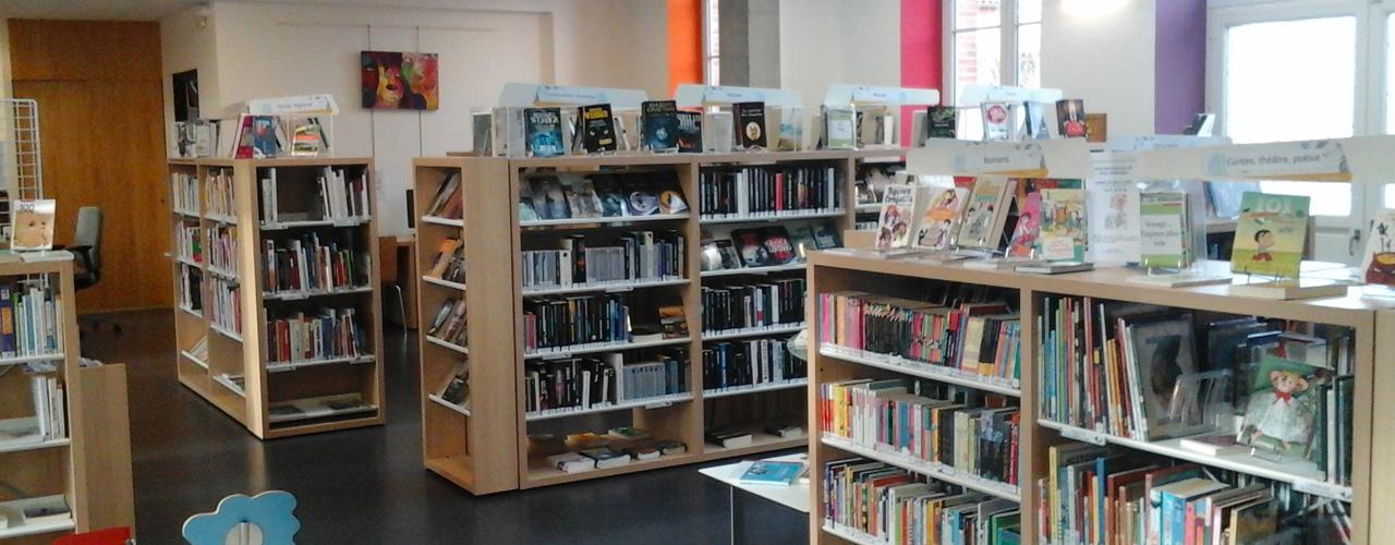 Intérieur médiathèque